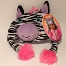 My Life As Pink & Purple Zebra Hat for American Girl, Our Generation and Other 18" Dolls
