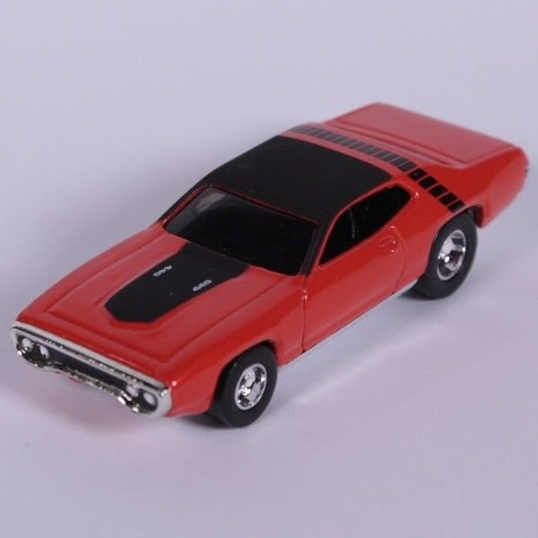 Hot Wheels '71 Plymouth GTX, 1971 440 V8, Red w/ Black, Pop's Garage * NEW *