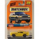 Matchbox 1998 #38 Pontiac GTO, 1970 Judge, Yellow, Classic Decades