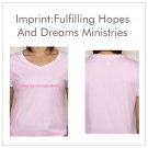 Bella Canvas Ladies V-Neck T=Shirt