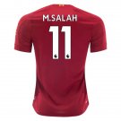 Mohamed SALAH #11 Liverpool Home 19/20 Men Soccer Jersey + EPL & WU Badges
