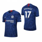 Mateo KOVACIC #17 Chelsea Home 19/20 Men Soccer Jersey + EPL & Hyundai Badges