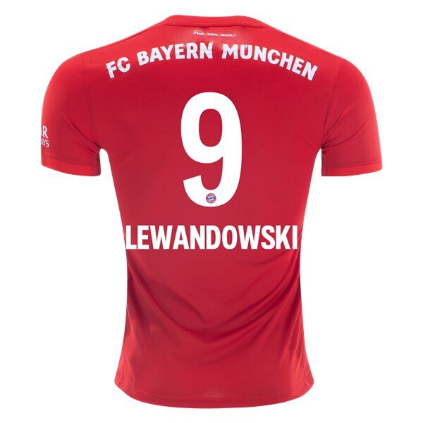 Robert LEWANDOWSKI #9 Bayern Munchen Home 19/20 Men Soccer Jersey