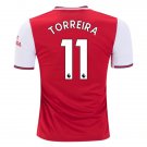 Lucas TORREIRA #11 Arsenal Home 19/20 Men Soccer Jersey + EPL Badges