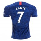 N'Golo KANTE #7 Chelsea Home 19/20 Men Soccer Jersey + EPL & Hyundai Badges