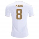 Toni KROOS #8 Real Madrid Home 19/20 Men Soccer Jersey + Laliga/WCC Badges
