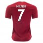 James MILNER #7 Liverpool Home 19/20 Men Soccer Jersey + EPL & WU Badges
