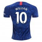 WILLIAN #10 Chelsea Home 19/20 Men Soccer Jersey + EPL & Hyundai Badges