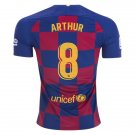 ARTHUR #8 Barcelona Home 19/20 Men Soccer Jersey + Laliga Badge