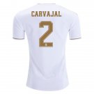 Dani CARVAJAL #2 Real Madrid Home 19/20 Men Soccer Jersey + Laliga/WCC Badges