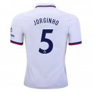 JORGINHO #5 Chelsea Away 19/20 Men Soccer Jersey + EPL & Hyundai Badges
