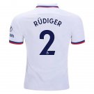 Antonio RUDIGER #2 Chelsea Away 19/20 Men Soccer Jersey + EPL & Hyundai Badges