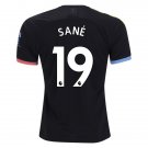 Leroy SANE #19 Manchester City Away 19/20 Men Soccer Jersey + EPL & Nexen Badges