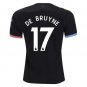 Kevin DE BRUYNE #17 Manchester City Away 19/20 Men Soccer Jersey + EPL & Nexen Badges
