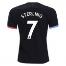 Raheem STERLING #7 Manchester City Away 19/20 Men Soccer Jersey + EPL & Nexen Badges