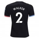 Kyle WALKER #2 Manchester City Away 19/20 Men Soccer Jersey + EPL & Nexen Badges