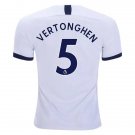 Jan VERTONGHEN #5 Tottenham Hotspur Home 19/20 Men Soccer Jersey + EPL Badges