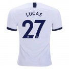 LUCAS Moura #27 Tottenham Hotspur Home 19/20 Men Soccer Jersey + EPL Badges