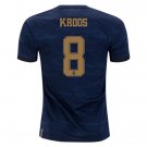 Toni KROOS #8 Real Madrid Away 19/20 Men Soccer Jersey + Laliga/WCC Badges
