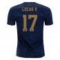 LUCAS Vazquez #17 Real Madrid Away 19/20 Men Soccer Jersey + Laliga/WCC Badges