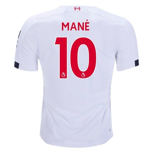 Sadio MANE #10 Liverpool Away 19/20 Men Soccer Jersey + EPL & WU Badges