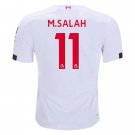 Mohamed SALAH #11 Liverpool Away 19/20 Men Soccer Jersey + EPL & WU Badges