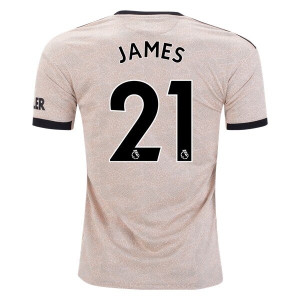 Daniel JAMES #21 Manchester United Away 19/20 Men Soccer Jersey + EPL & Kohler Badges