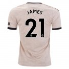 Daniel JAMES #21 Manchester United Away 19/20 Men Soccer Jersey + EPL & Kohler Badges