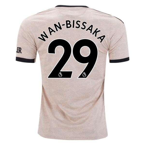 Aaron WAN BISSAKA #29 Manchester United Away 19/20 Men Soccer Jersey + EPL & Kohler Badges