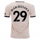 Aaron WAN BISSAKA #29 Manchester United Away 19/20 Men Soccer Jersey + EPL & Kohler Badges