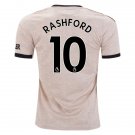 Marcus RASHFORD #10 Manchester United Away 19/20 Men Soccer Jersey + EPL & Kohler Badges