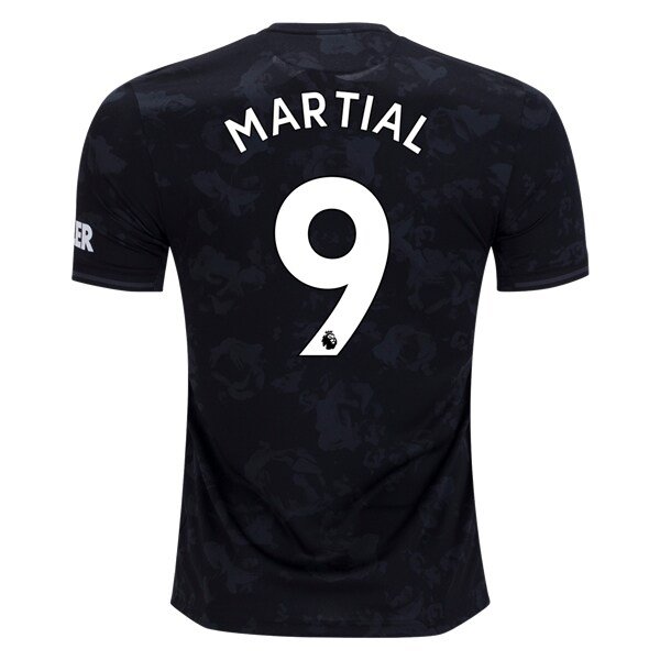 Anthony MARTIAL #9 Manchester United Third 19/20 Men Soccer Jersey + EPL & Kohler Badges
