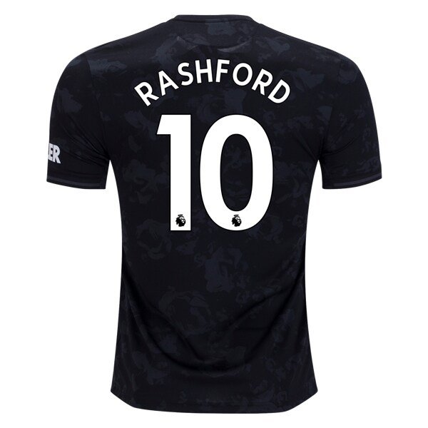 Marcus RASHFORD #10 Manchester United Third 19/20 Men Soccer Jersey + EPL & Kohler Badges