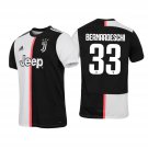 Federico BERNARDESCHI #33 Juventus Home 19/20 Men Soccer Jersey + Serie A & Scudetto Badges