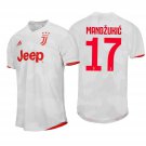 Mario MANDZUKIC #17 Juventus Away 19/20 Men Soccer Jersey + Serie A & Scudetto Badges