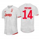 Blaise MATUIDI #14 Juventus Away 19/20 Men Soccer Jersey + Serie A & Scudetto Badges