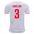Giorgio CHIELLINI #3 Juventus Away 19/20 Men Soccer Jersey + Serie A & Scudetto Badges