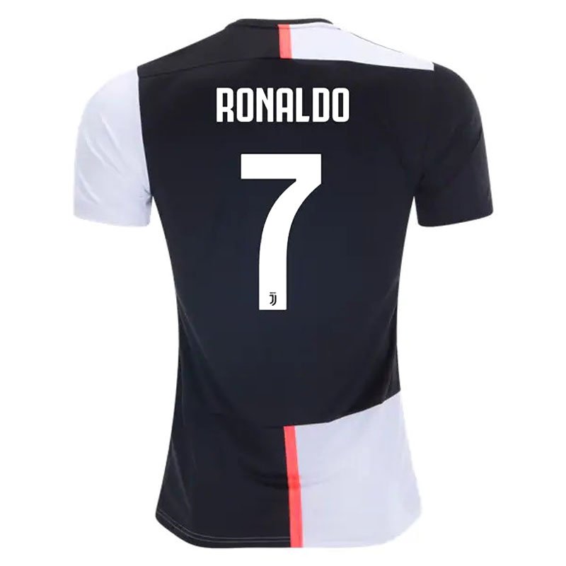 Cristiano RONALDO #7 Juventus Home 19/20 Men Soccer Jersey + Serie A ...