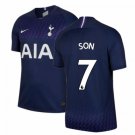 SON Heung Min #7 Tottenham Hotspur Away 19/20 Men Soccer Jersey + EPL Badges