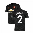 Victor LINDELOF #2 Manchester United Third 19/20 Men Soccer Jersey + EPL & Kohler Badges