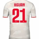 Gonzalo HIGUAIN #21 Juventus Away 19/20 Men Soccer Jersey + Serie A & Scudetto Badges