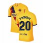 Sergi ROBERTO #20 Barcelona Away 19/20 Men Soccer Jersey + Laliga Badge