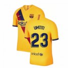 Samuel UMTITI #23 Barcelona Away 19/20 Men Soccer Jersey + Laliga Badge