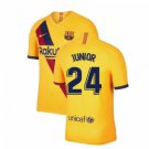 JUNIOR Firpo #24 Barcelona Away 19/20 Men Soccer Jersey + Laliga Badge