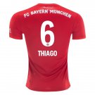 THIAGO Alcantara #6 Bayern Munchen Home 19/20 Men Soccer Jersey