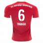 THIAGO Alcantara #6 Bayern Munchen Home 19/20 Men Soccer Jersey