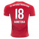 Leon GORETZKA #18 Bayern Munchen Home 19/20 Men Soccer Jersey