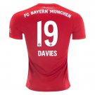 Alphonso DAVIES #19 Bayern Munchen Home 19/20 Men Soccer Jersey