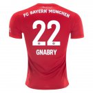 Serge GNABRY #22 Bayern Munchen Home 19/20 Men Soccer Jersey