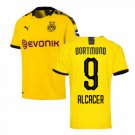 Paco ALCACER #9 Borussia Dortmund Home 19/20 Men Soccer Jersey + Bundesliga Patch